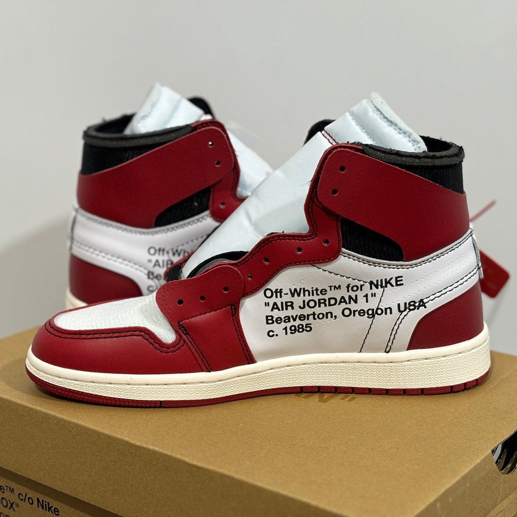 Jordan 1 high top red off white