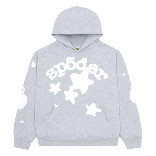 spyder hoodie grey star