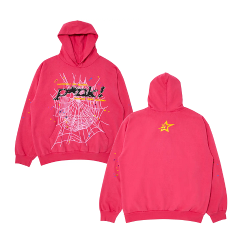 spyder hoodie rose red